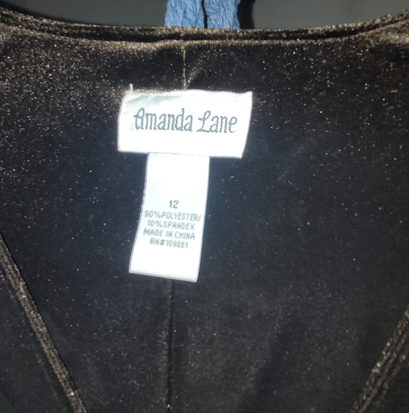 Amanda Lane Brown Velvet Midi Dress - Picture 2 of 6